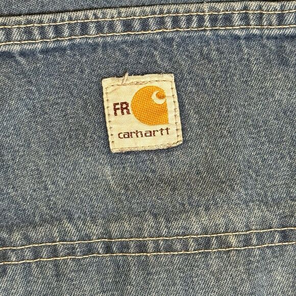 Carhartt Flame Resistant HRC 2 Jeans Men’s 32x32 FRB13 DNM Work Denim - Picture 3 of 16